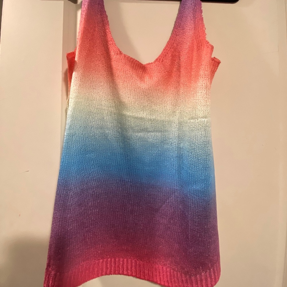 Rainbow Sweater Tank